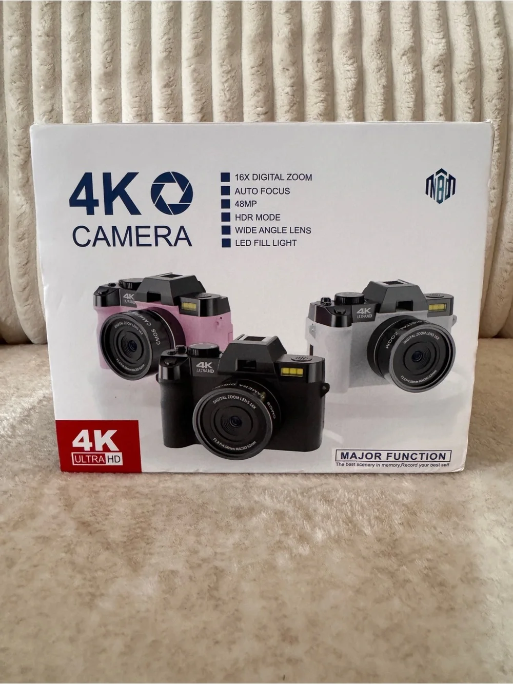 4K Digital Camera Flip Screen Vlogging Camera 48MP